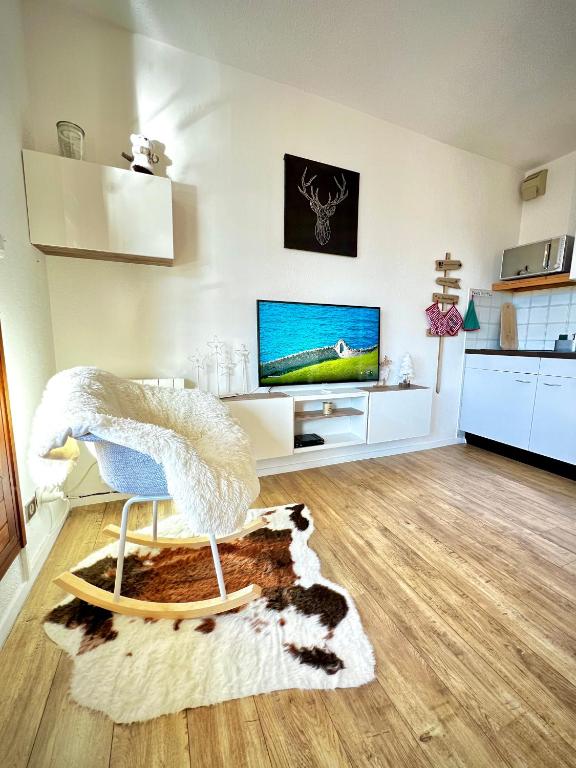 La joue du loup aux pieds des pistes et vue sur montagnes appartement pied des pistes 15
