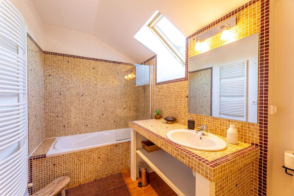 Large 4 star gite Nordic bath gite pied des pistes 17