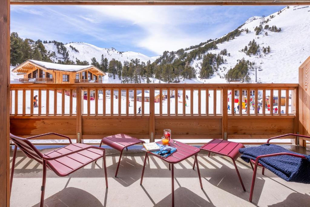 Le Hameau des Oursons appartement pied des pistes 12