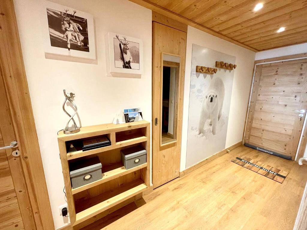 Le Janus pied des pistes 2 garages terrasse avec sauna appartement pied des pistes 18