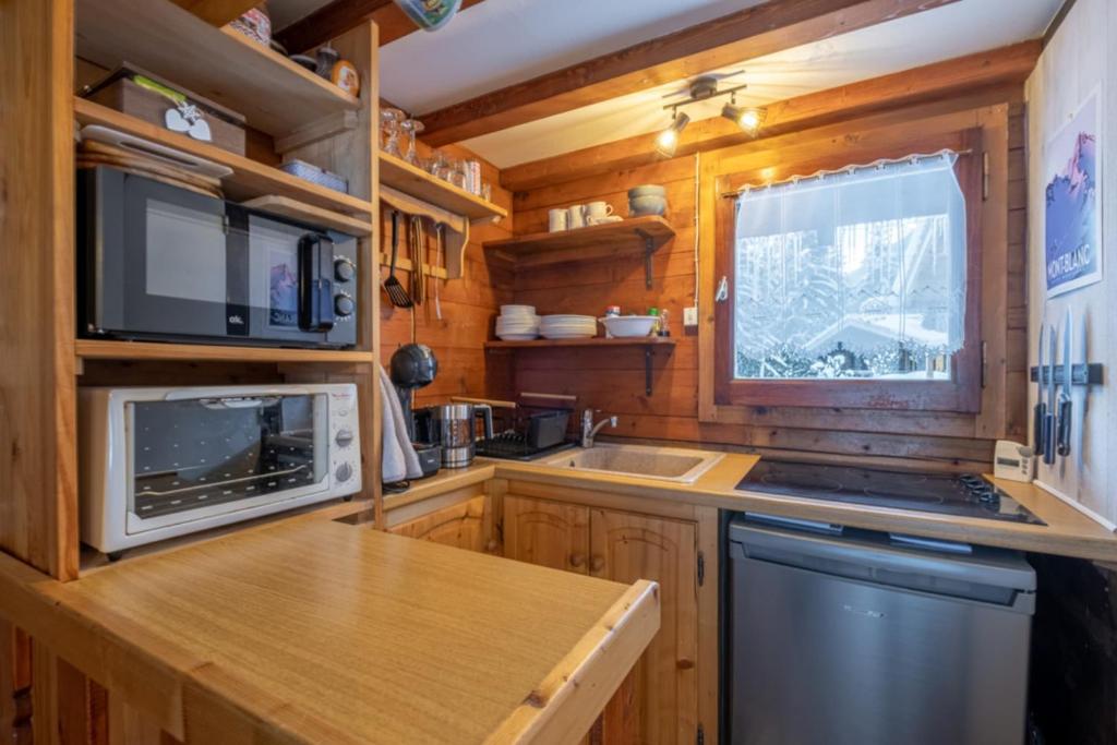Le Mazot mezzanine with nice view chalet pied des pistes 6