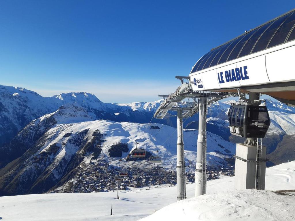 Le Paradis du Diable 6 pers 40m2 pied des pistes et du telesiege du diable appartement pied des pistes 19