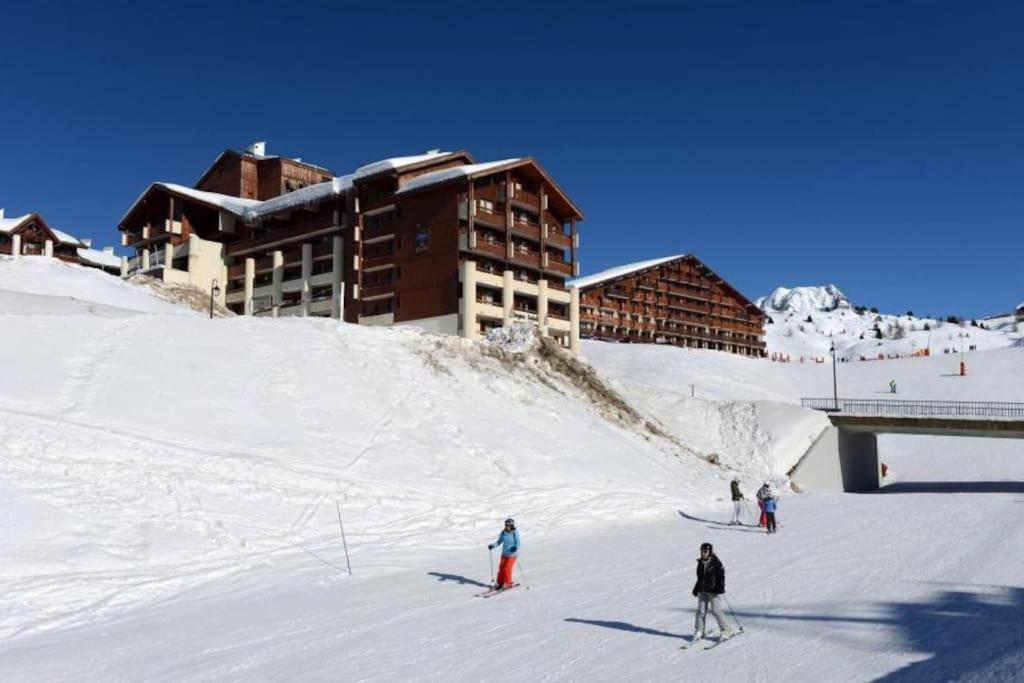 Le balcon du soleil Pied de pistes 2100m 5 pers Plagne Soleil paradiski appartement pied des pistes 7