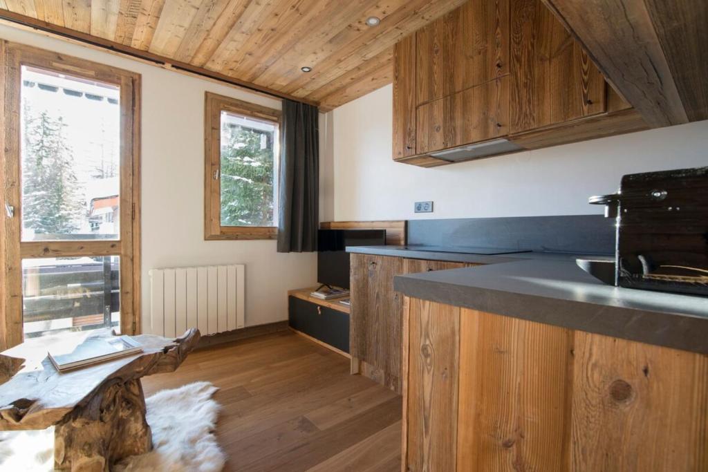 Les Brigues Appartement avec vue sur la montagne et acces aux pistes appartement pied des pistes 3