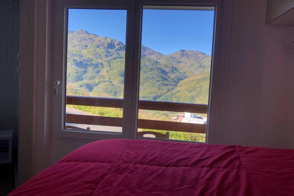 Les Menuires Appart 2 pieces 4 pers Balcon plein SUD Ski aux pieds appartement pied des pistes 10