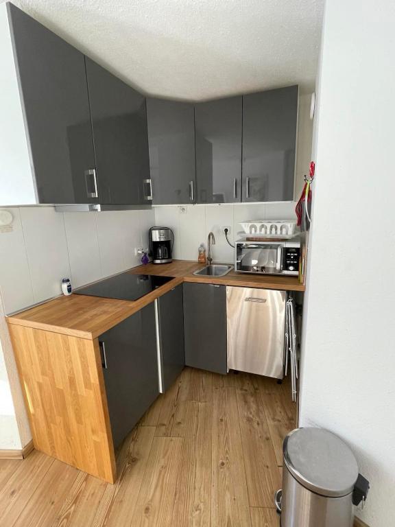 Les Menuires Appart 2 pieces 4 pers Balcon plein SUD Ski aux pieds appartement pied des pistes 2