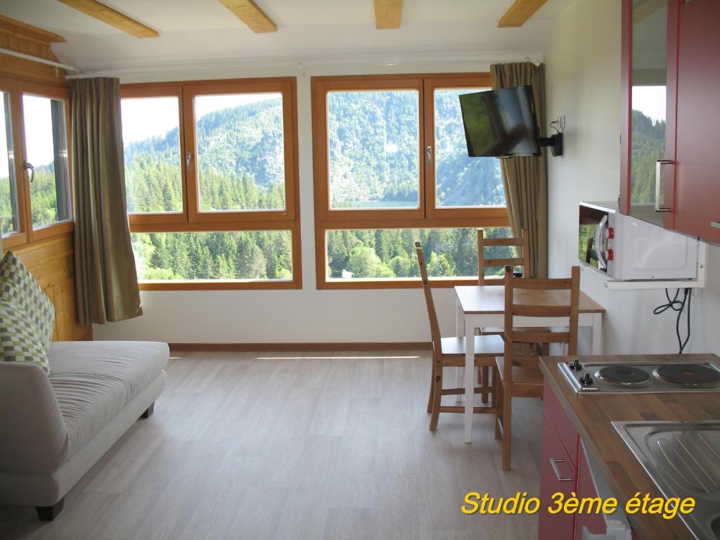 Les Terrasses du Lac Blanc Studios Appartements hotel pied des pistes 3