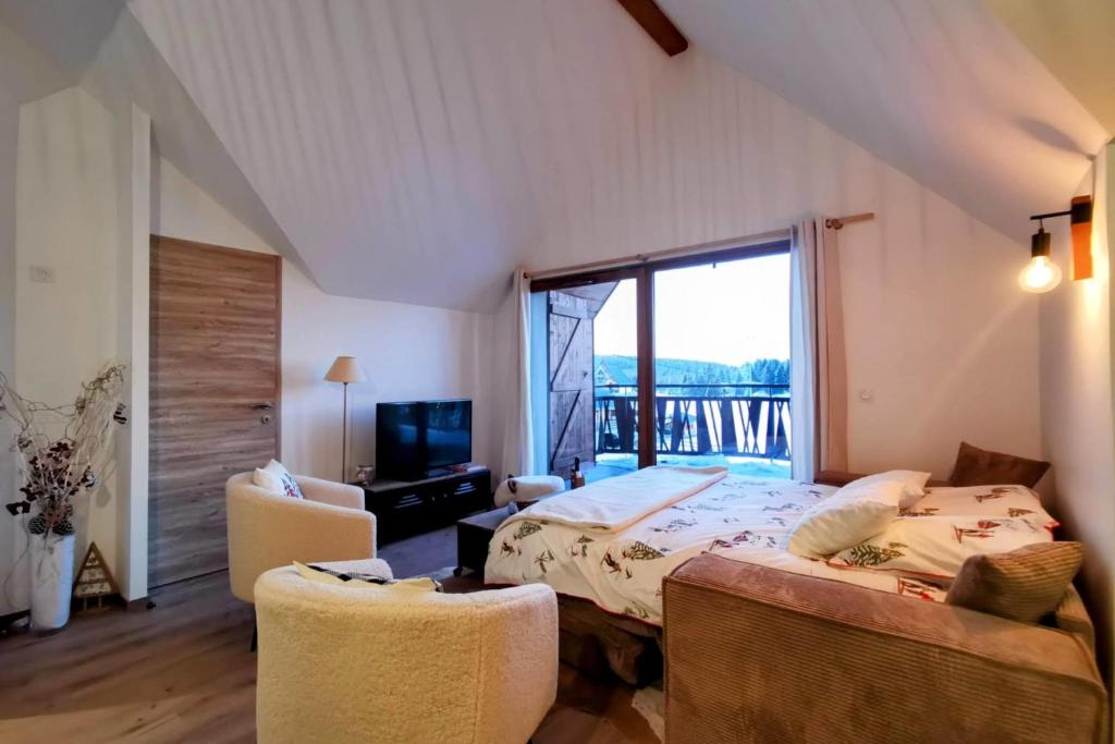 Magnifique appartement au pied des pistes Le trelod gite pied des pistes 2