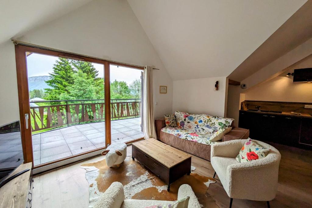 Magnifique appartement au pied des pistes Le trelod gite pied des pistes 3