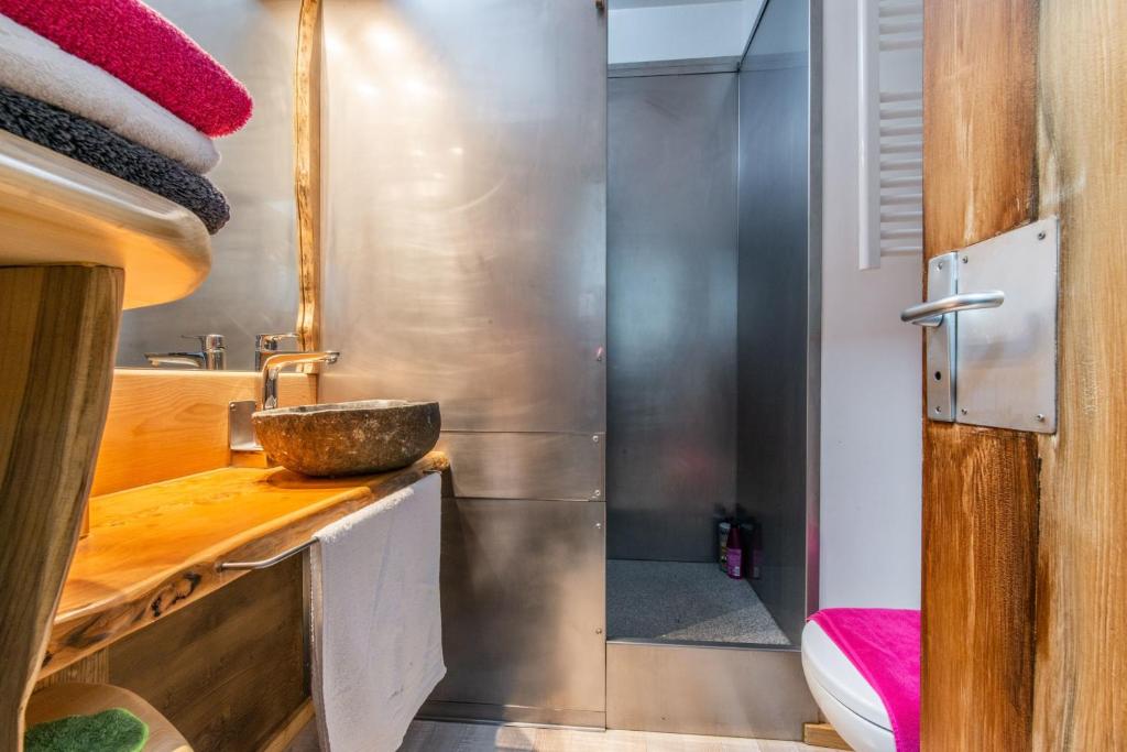 Modern Apt with Mont Blanc view appartement pied des pistes 7
