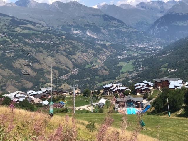 Montchavin Les Cotes vue Mont Blanc appartement pied des pistes 11