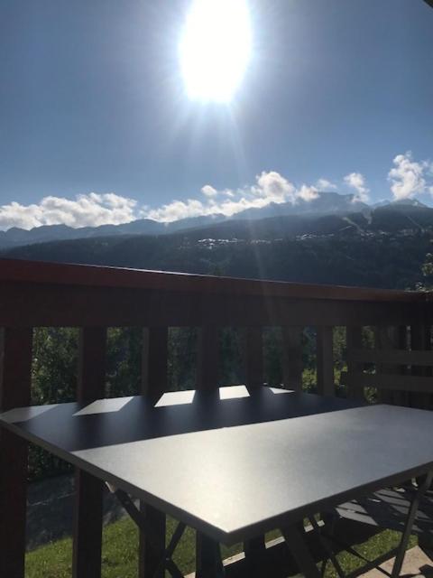 Montchavin Les Cotes vue Mont Blanc appartement pied des pistes 17