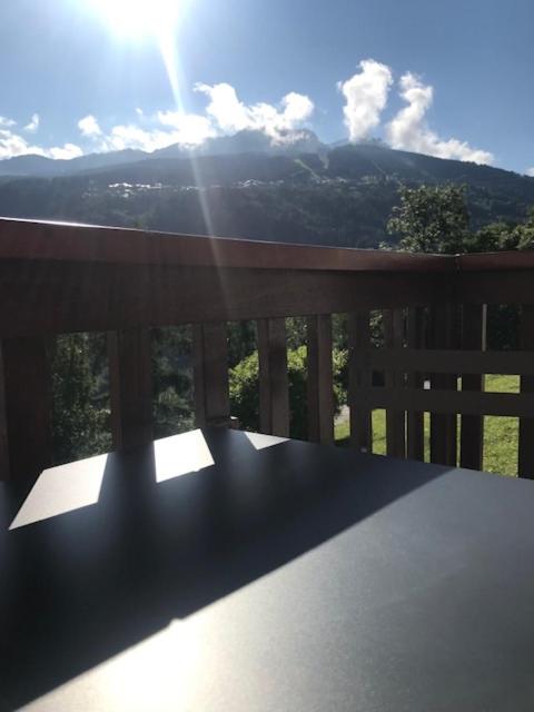 Montchavin Les Cotes vue Mont Blanc appartement pied des pistes 8