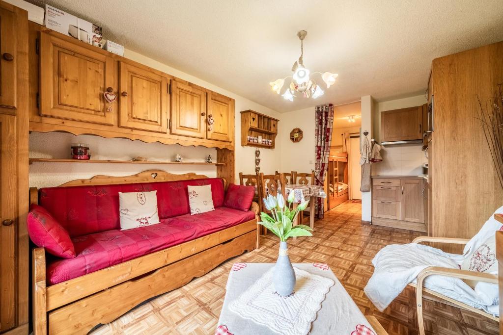 Morillon Studio 4 personnes appartement pied des pistes 7
