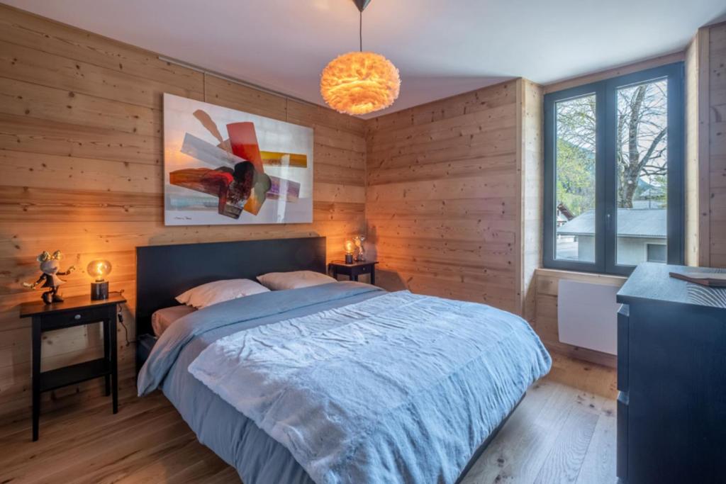 Newly renovated apartment with Mont Blanc view appartement pied des pistes 6