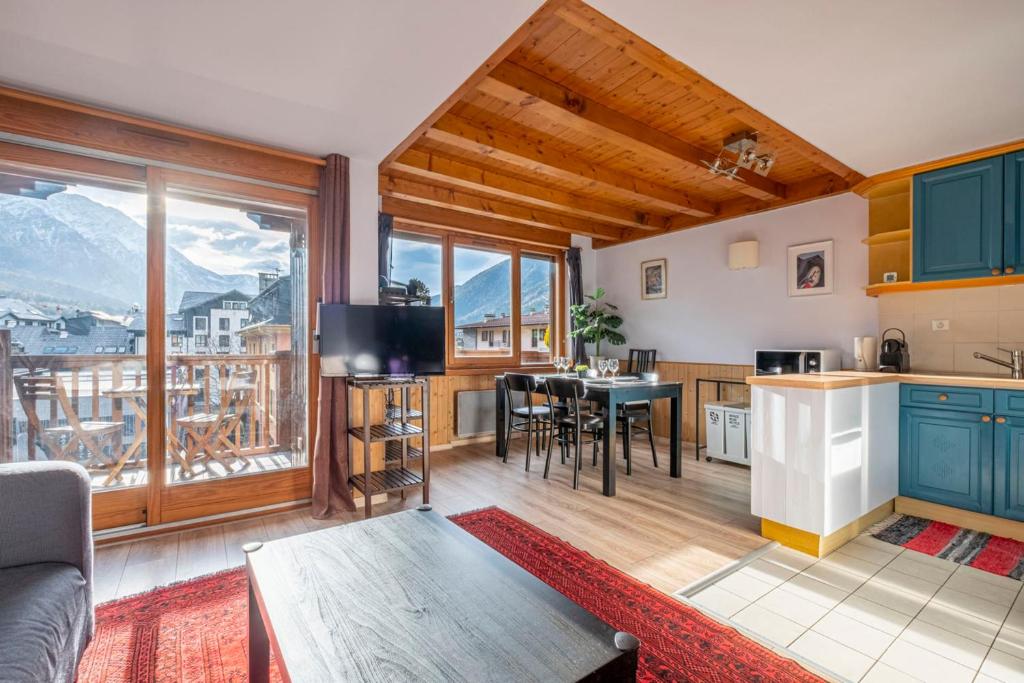 Nice 55 M With Balconies And Mont Blanc View appartement pied des pistes 1