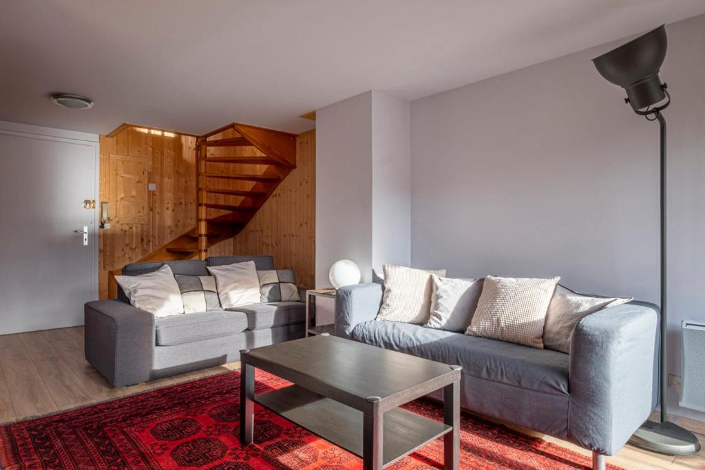 Nice 55 M With Balconies And Mont Blanc View appartement pied des pistes 2