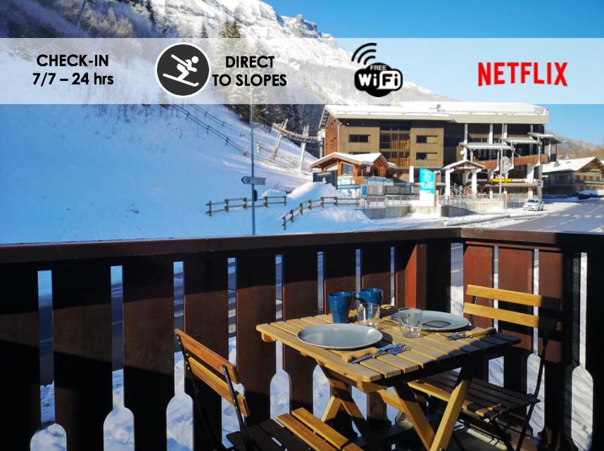 Nice cozy apartment facing the gondola LA BOULE DE NEIGE 112 appartement pied des pistes 7