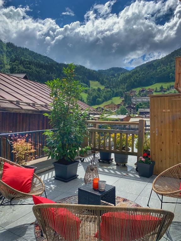 Nouveau et spacieux Place de lEglise et terrasse privative appartement pied des pistes 4