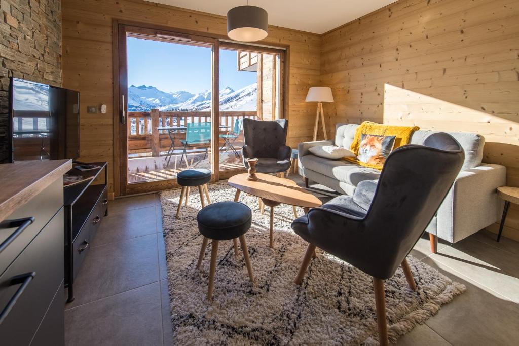 ODYSSEE B201 Magnifique Duplex sur les pistes appartement pied des pistes