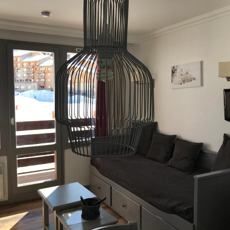 PLAGNE SOLEIL 5 pers 4 etoiles Paradiski vue montagne acces direct pistes skis aux pieds appartement pied des pistes 16