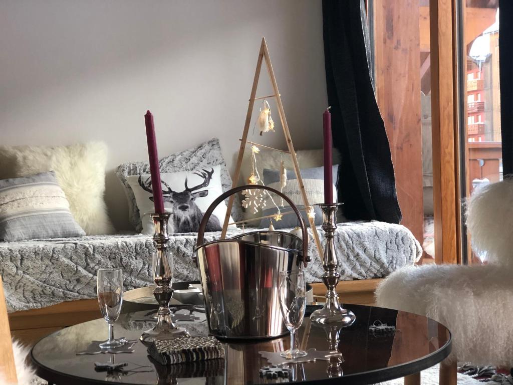Penthouse Bond 007 120 m2 piscine sauna Risoul 1850 appartement pied des pistes 10