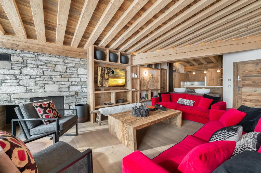 Penthouse Chamois LES CHALETS COVAREL appartement pied des pistes 10