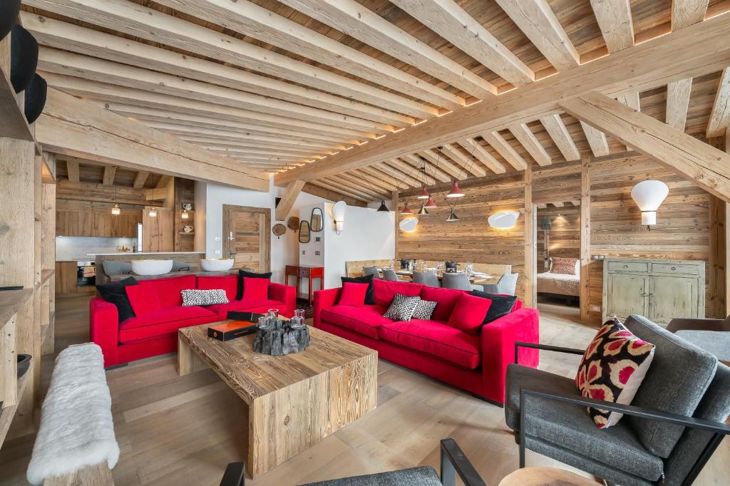 Penthouse Chamois LES CHALETS COVAREL appartement pied des pistes 4