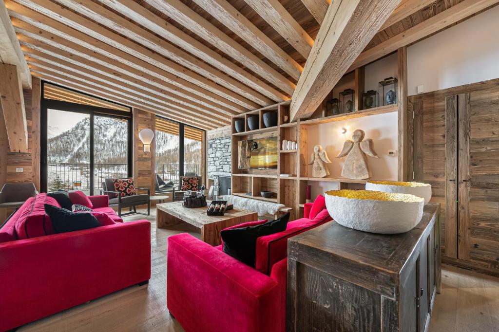 Penthouse Chamois LES CHALETS COVAREL appartement pied des pistes 8
