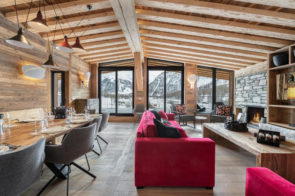 Penthouse Chamois LES CHALETS COVAREL appartement pied des pistes