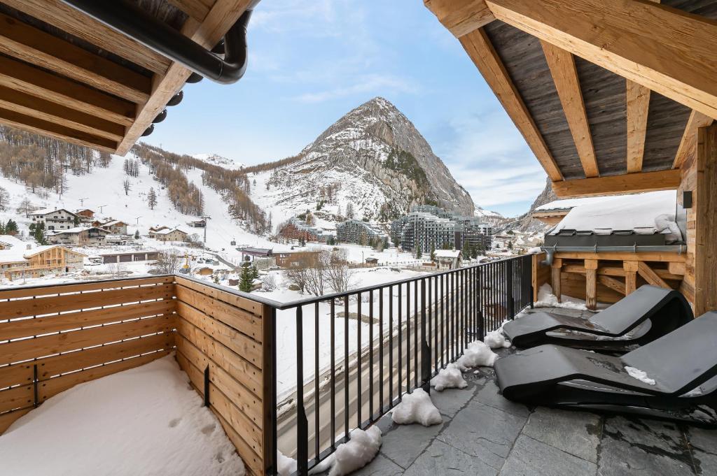 Penthouse Fleche LES CHALETS COVAREL appartement pied des pistes 5