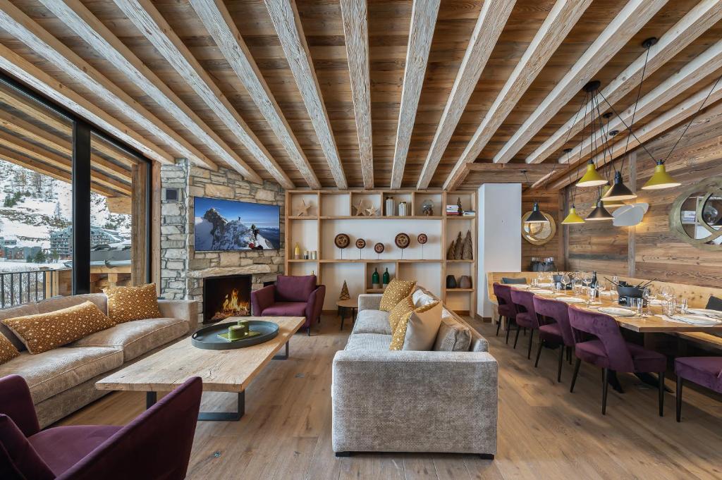 Penthouse Fleche LES CHALETS COVAREL appartement pied des pistes 9