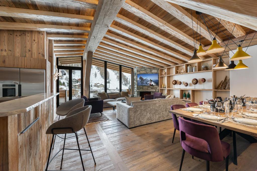 Penthouse Fleche LES CHALETS COVAREL appartement pied des pistes