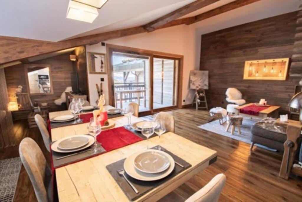 Penthouse lOurse Bleue Sauna privatif acces direct aux pistes appartement pied des pistes 9