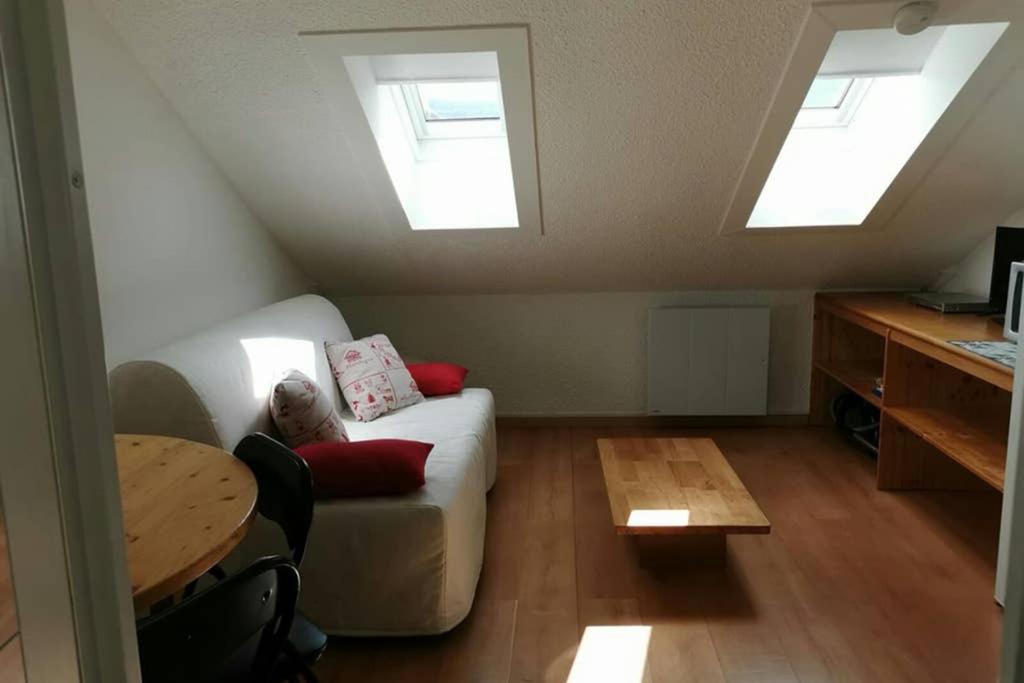 Petit studio mansarde 18 m2 avec navette gratuit aux pistes de ski appartement pied des pistes 10