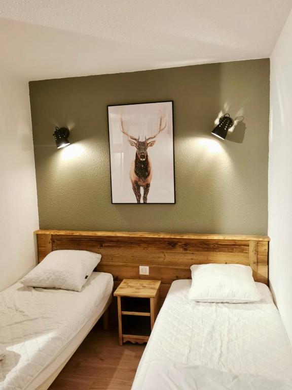 Pierre et Vacances Les Bergers au Pied des pistes Piscine Sauna Balcon Sud appartement pied des pistes 4