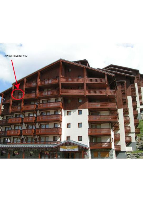Residence Valmonts A Les Menuires appartement 2 pieces appartement pied des pistes 8