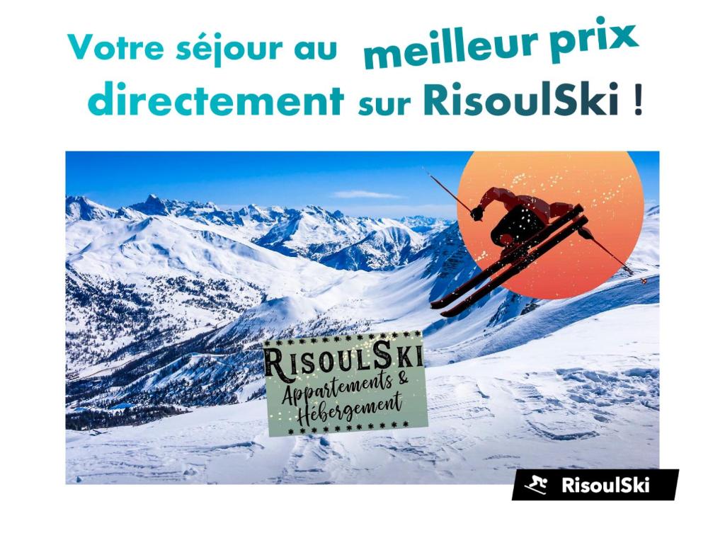 RisoulSki Antares Piscine et Sauna appartement pied des pistes 4