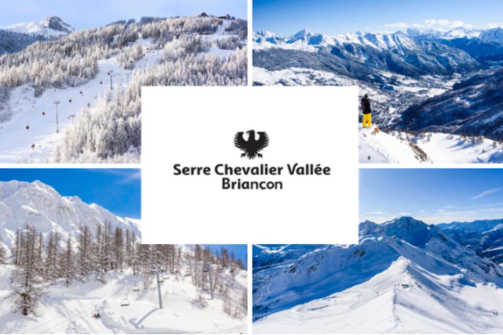 SERRE CHEVALIER 1200 appartement pied des pistes 17