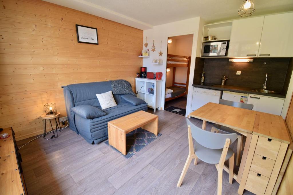STUDIO CABINE COSY TRES CALME RESIDENCE ALPAGES 2 AU PIED DES PISTES appartement pied des pistes