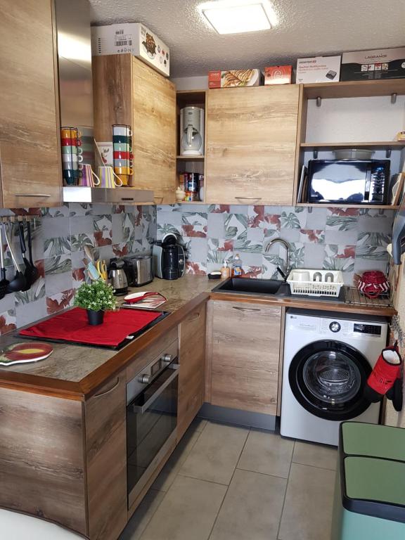 SUPERBE APPARTEMENT T2 3 ETOILES 40m2 PIED DES PISTES VUE SUR LE LAC appartement pied des pistes 15