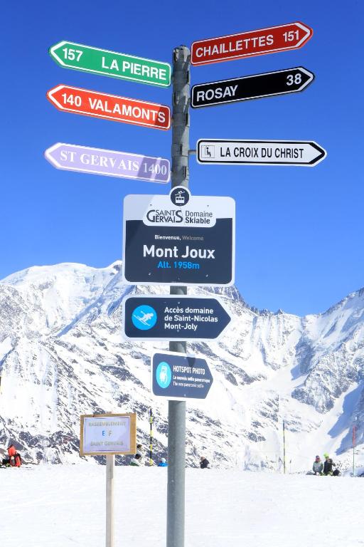 Saint Gervais apartment next to Bettex ski lift appartement pied des pistes 14