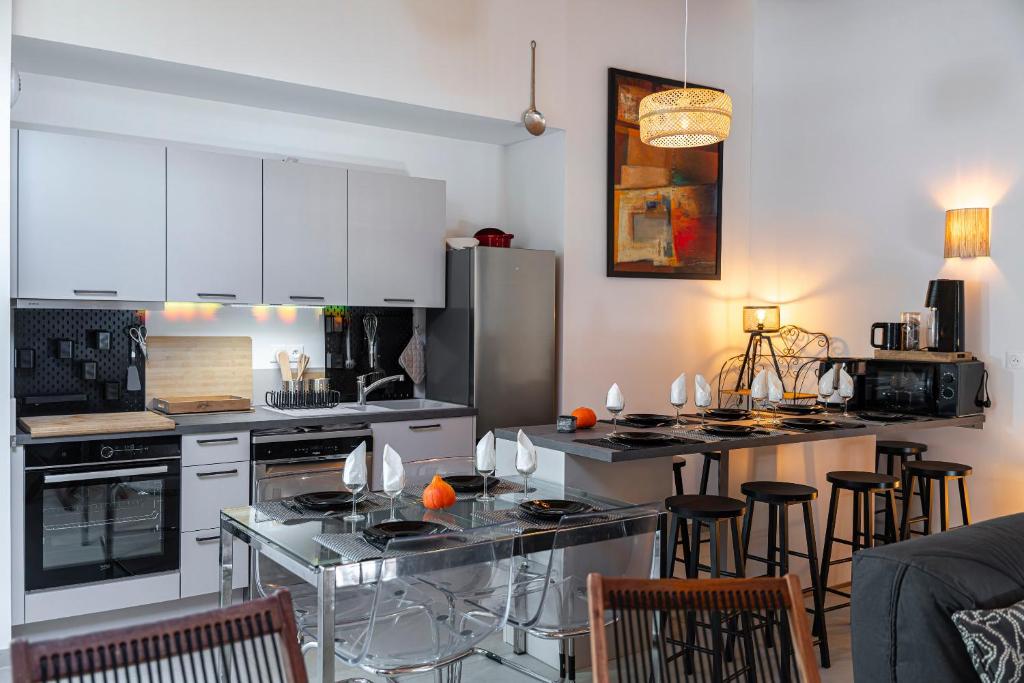 Serre Chevalier facon chalet luxe appartement pied des pistes 12
