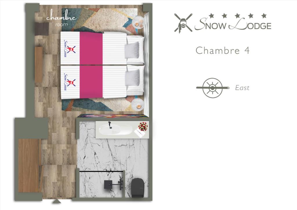 Snow Lodge Hotel Courchevel 1850 hotel pied des pistes 5