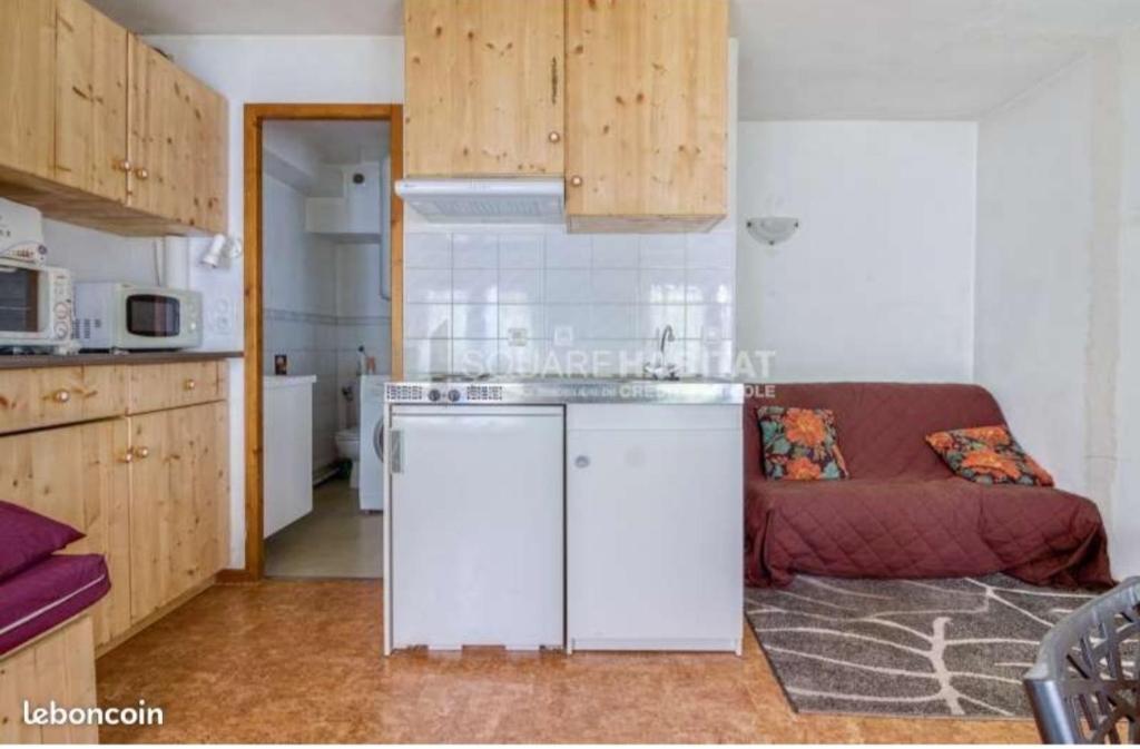 Studio 4 personnes parking prive appartement pied des pistes 2