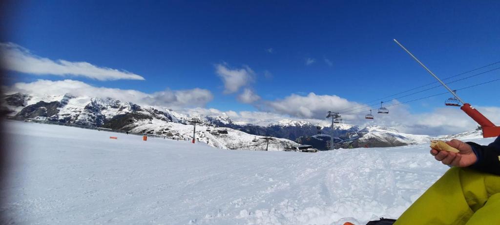 Studio Cabine 4 pers Les2Alpes 21m² appartement pied des pistes 16