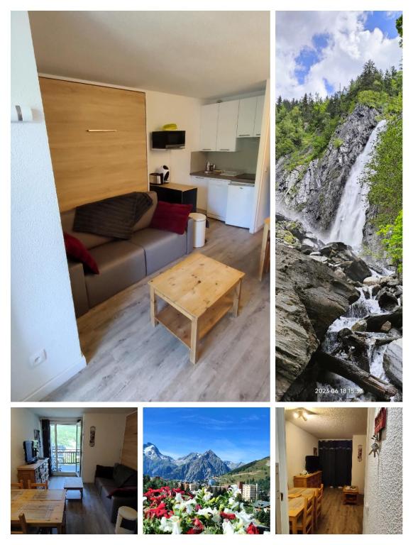 Studio Cabine 4 pers Les2Alpes 21m² appartement pied des pistes 9