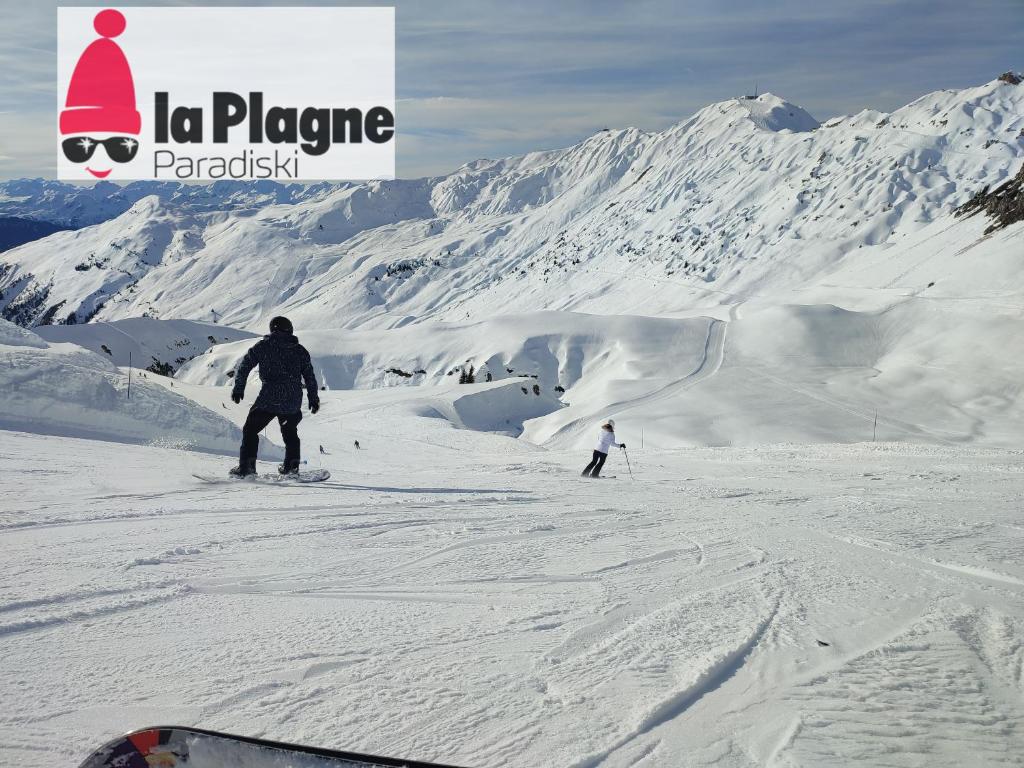 Studio Cosy 2100m pied des pistes Direct to SKI slopes SKI in SKI out LA PLAGNE AIME 2000 appartement pied des pistes 17