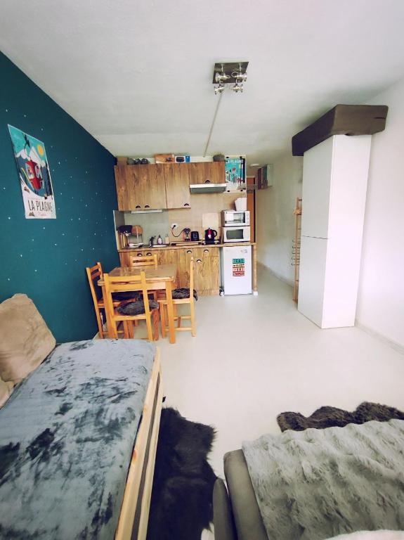 Studio Cosy 2100m pied des pistes Direct to SKI slopes SKI in SKI out LA PLAGNE AIME 2000 appartement pied des pistes 9