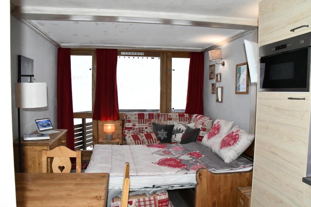 Studio La Plagne Aime 2000 Paquebot Des Neiges Vue Pistes appartement pied des pistes 6